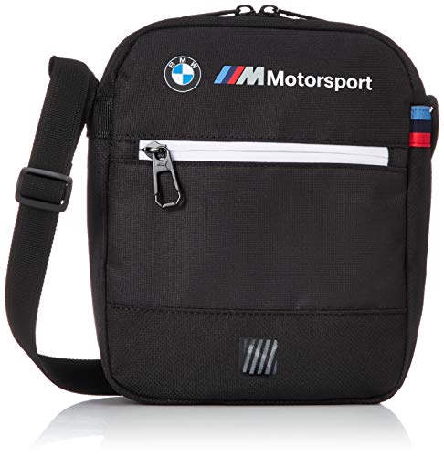 PUMA BMW M LS Portable Bolso, Adultos Unisex, Negro (Negro), Talla Única