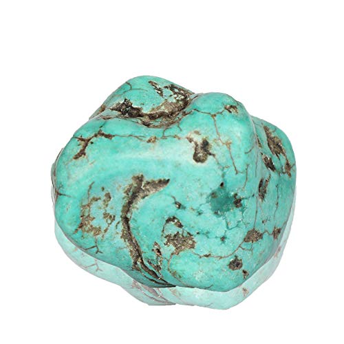 Real Gems 139,00 Quilates de Piedras Preciosas Naturales en Bruto de Turquesa Azul Natural certificada, Piedra Suelta de Turquesa para joyería