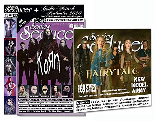 Sonic Seducer 09-2019 + Korn Titelstory + Gothic-Fetisch Kalender 2020 + 17-Track-CD mit New Model Army und exklusiver Song-Version von The 69 Eyes