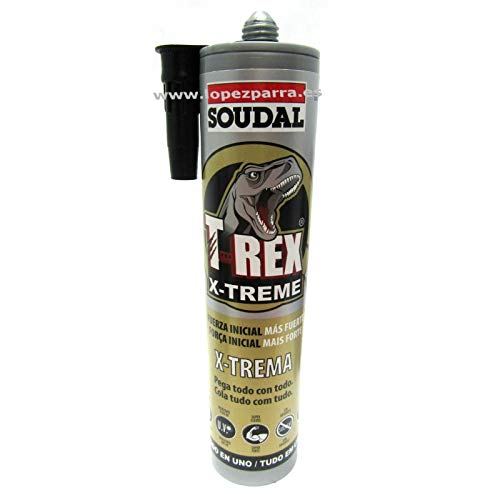 Soudal T Rex Adhesivo Sellador X-Trema Todo en Uno Color Blanco 290ml.