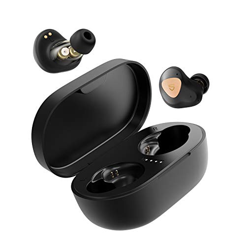 SOUNDPEATS Truengine 3 SE Auriculares inalámbricos con Controladores dinámicos duales, 30 Horas de reproducción, Control táctil, Auriculares internos con Sonido estéreo,(USB-C)