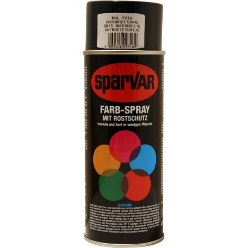 SparVar 6099958 Pintura en spray RAL 7016 (400 ml, mate) color gris antracita