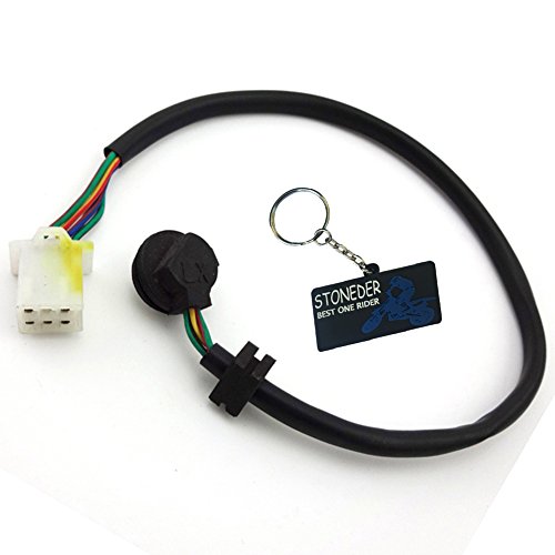 STONEDER Sensor de posición de engranaje interruptor indicador de transmisión 5 pines de cable para ATV chino Go Kart Quad 4 ruedas motocicleta Dirt Pit Bike