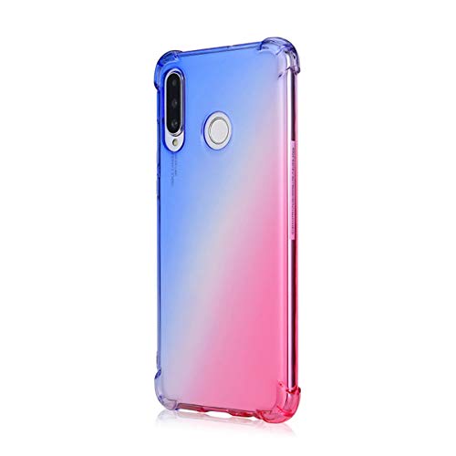 Suhctup Funda Huawei Enjoy 7, Ultra-Delgado Colorido Degradado Soft Silicona [Carcasa Esquinas Tienen Bolsas de Aire] Protectora Carcasa, Bordes y Cámara Anti caídas Protección Funda para Enjoy 7