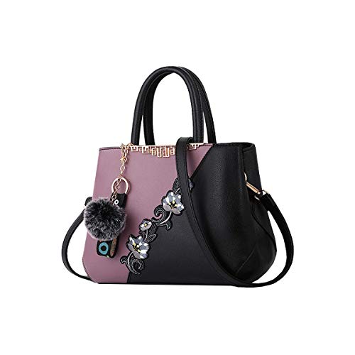 Tisdaini Bolsos de Mano Mujer Moda PU Cuero Grandes Bolsos Totes Bolsos Bandolera