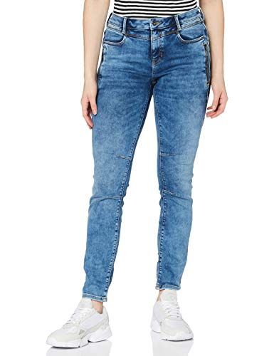 TOM TAILOR Denim Jona Extra Skinny Jeans, Used 10119 Mid Stone Blue, 32W x 32L para Mujer