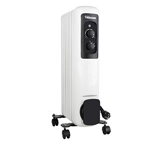 Tristar KA-5067 Radiador eléctrico de aceite, 7 Elementos, 1500 W, Blanco