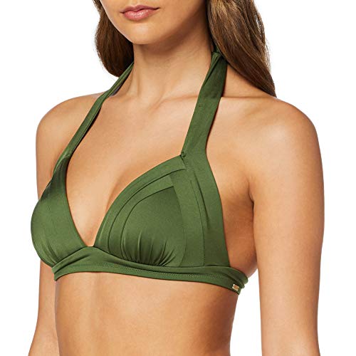 Triumph Solid Splashes P Parte de Arriba de Bikini, Verde (Magic Algae 7217), 95B (Talla del Fabricante: 40) para Mujer