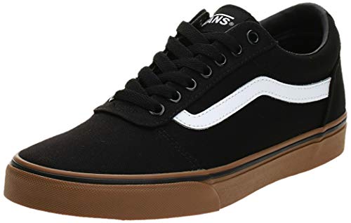 Vans Ward Canvas, Zapatillas para Hombre Negro (Canvas/Black/Gum 7Hi) 44.5 EU