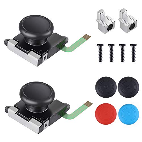 Vastar Joysticks Analógicos 3D, Joysticks Compatibles Con JoyCon para los Interruptores Izquierdo y Derecho de Joycons Nintendo