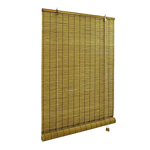 Victoria M. - Persiana de bambú para Interiores, tamaño 130 x 160 cm, Color marrón