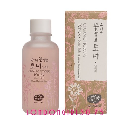 Whamisa Tóner de flores orgánicas Deep Rich – 120 ml – Vendedor del Reino Unido – Envío inmediato.