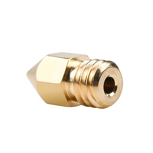 XBaofu 1Pc 3D Brass Impresora de Cobre de la Boquilla Tamaños Mixtos 0,2/0,3/0,4/0,5/0,6/0,8/1,0 mm Extrusor del Cabezal de impresión for 1,75 mm 3.0MM de MK8 Makerbot (tamaño : 0.2 3.0MM)