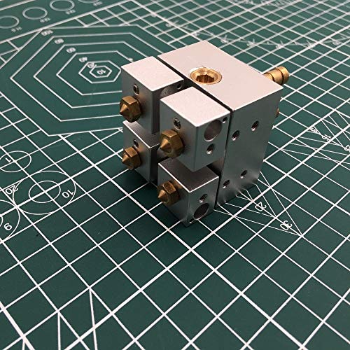 XBaofu -Metal Todos refrigerado por Agua Kraken Extrusora Kit 1pc 1,75 mm Filamento 4 Boquillas Directo Multi-extrusión Hotend, 0,2~1,2 mm Boquilla (tamaño : 0.2MM Nozzle)