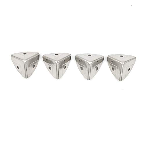 YAYANG Angle Bracket 4 unids 26 mm Estilo de Plata Decorativo Caja de Metal protección de la Esquina Protector joyería Caja de Regalo Caja de Madera Caja de Madera Durable in Use.