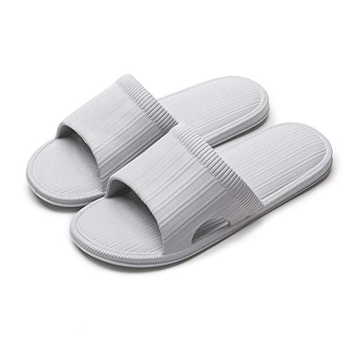 Zapatillas de baño Zapatillas de baño Baño de Verano Eva Soft Sole Indoor Home Hombre Sandalias para Parejas Inicio cómodas Sandalias de Piscina (Color : A, Size : 40-41)