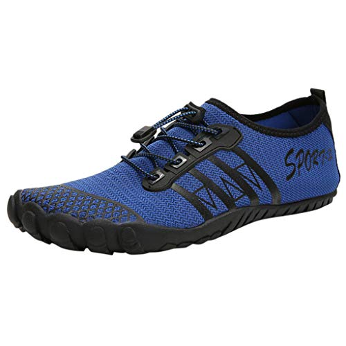 Zhansanfm - Zapatos para el agua unisex, impermeables, de secado rápido, transpirables, para el tiempo libre, ligeros, deportivos, para la playa, surf, tallas 35-42