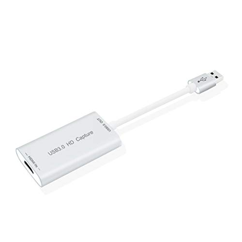 zhouweiwei Dongle de Captura de Alta Velocidad USB3.0 HD Adaptador convertidor HDMI a USB 3.0 Dispositivo de Captura de Video HDMI Plug & Play