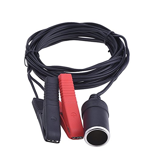 12V/ 24V Batería Mechero Toma del Enchufe Encendedor de Cigarrillo Clip del Coche Adaptador del Zócalo 3.6 m/ 12 pies de Cable de Extensión