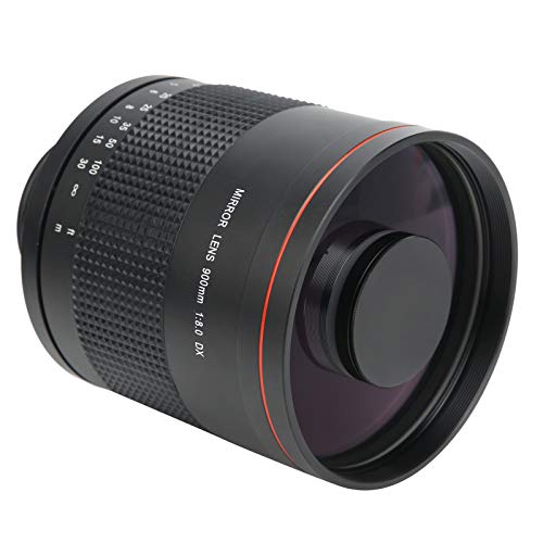 214 Lente de Espejo telefoto, 900 mm F8.0 Lente Principal de telefoto Lente de Espejo de cámara con Revestimiento MC Multicapa para Montaje AI Ajuste para Nikon SLR