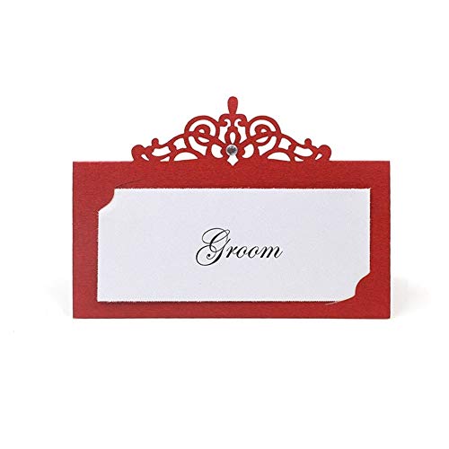 24 Piezas Tarjeta De Lugar De Nombre De Corte Láser Azul Marino Decoración De Boda Decoración De Mesa De Fiesta Tarjeta De Mesa Elegante Nacarada Centros De Mesa Suministros