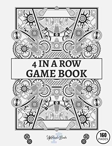 4 In A Row Game: Giant Four In A Row Game Book Paper And Pencil Math Garden Outdoor Games Large Travel 4 Row Print Sheets | Volume 3