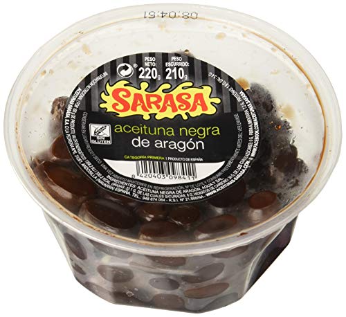 Aceituna negra Aragón, Paquete de 6 x 800gr - Total: 4800 gr