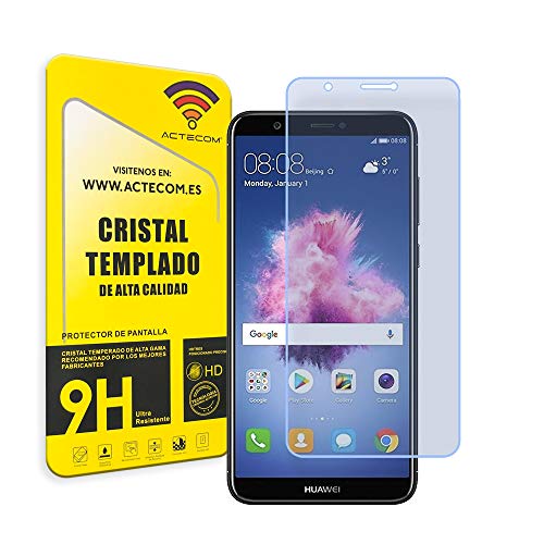 ACTECOM® PROTECTOR PANTALLA COMPATIBLE CON HUAWEI P SMART CRISTAL VIDRIO TEMPLADO