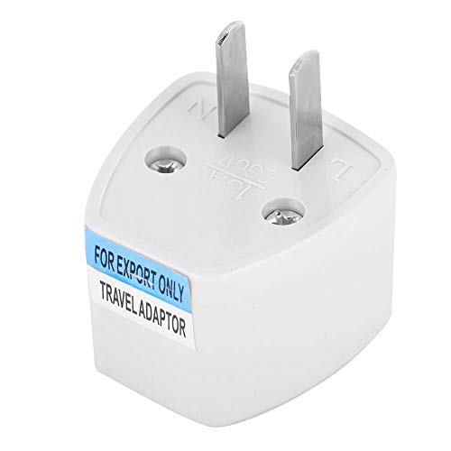 Adaptador de enchufe universal, convertidor de adaptador de enchufe de viaje de EE. UU. Conversión de UE/Reino Unido/AU a EE. UU, Adaptador de enchufe de EE. UU. Adecuado para viajes de Estados U