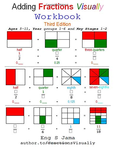 Adding Fractions Visually Workbook Third Edition: 2