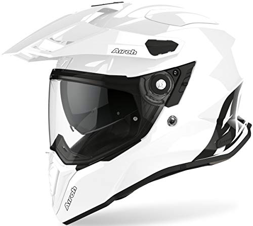 Airoh Commander Cascos, Adultos Unisex, Color White Gloss, M