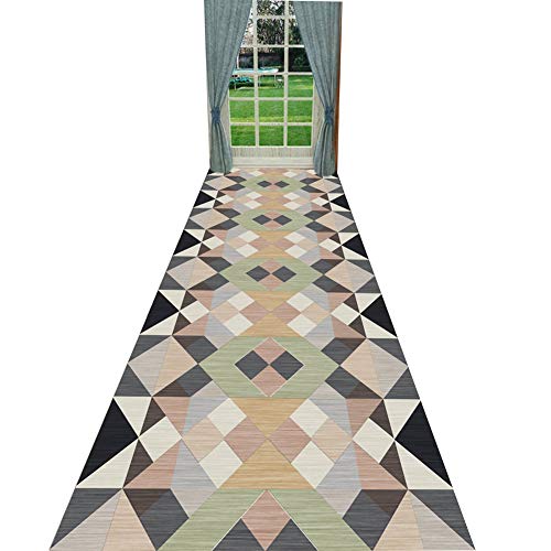 Alfombra del corredorAlfombras de Pasillo Moderna para el área del Corredor Diseño Texturizado Antideslizante Súper Suave para el Pasillo Sala Dormitorio, 60cm / 80cm / 100cm / 120cm Ancho,1.4*5m