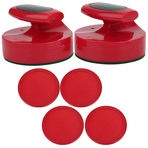 AMONIDA Juego de empujadores de Hockey de Mesa de 185 g, empujadores de Hockey de Mesa, Accesorio de Hockey de Mesa Deslizante de 94 mm, tamaño Grande para Todo Tipo de mesas de Hockey diseño