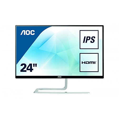 AOC I2481FXH - Monitor de 24" FHD (IPS, resolución 1920 x 1080 pixels, 4 ms, Flickerfree, Sin Bordes, HDMI)