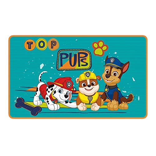 ARDITEX PW11477 - Alfombra Suave, 45 x 75 cm, diseño Paw Patrol La Patrulla Canina