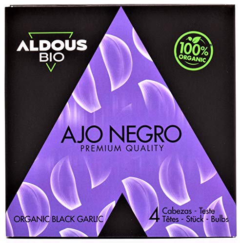 Auténtico Ajo Negro Ecológico Español | Producto Gourmet | Ajo en Cabezas de Calidad Premium | Máxima Frescura y Sabor | Libre de Plástico | Certificación Ecológica Oficial