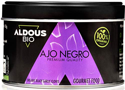 Auténtico Ajo Negro Ecológico Español | Producto Gourmet | Dientes Pelados Calidad Premium | Máxima frescura y Sabor | Libre de Plástico | Certificación Ecológica Oficial (100g)