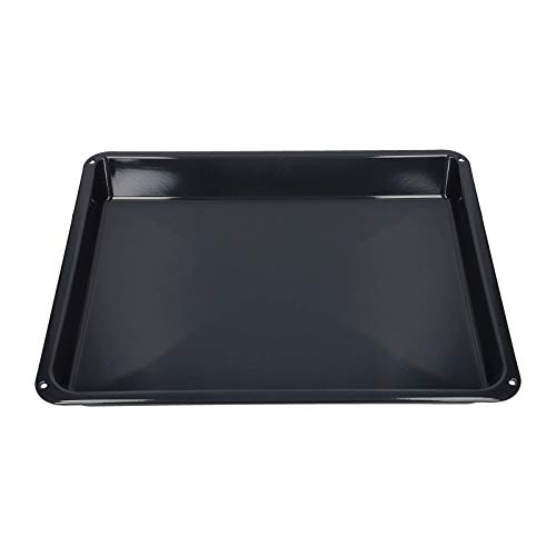 Bandeja de horno 465 x 385 mm esmaltada adecuada para AEG 140024698023 3879056202 para horno Estufa