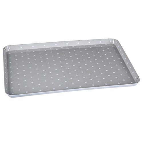 Bandeja gris lunares 45X30