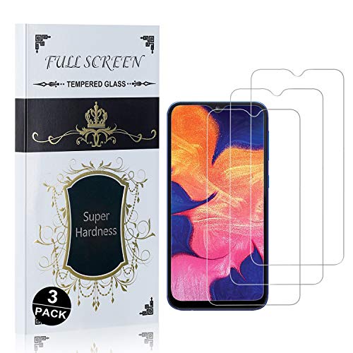 Bear Village® Protector de Pantalla para Galaxy A20, 9H Dureza Cristal Templado, Alta Definicion, 3D Touch Protector de Pantalla para Samsung Galaxy A20, 3 Unidades