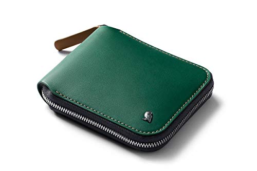 Bellroy Zip Wallet (8 Tarjetas o más, Billetes extendidos y Monedero con Cierre magnético) - Racing Green