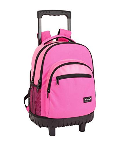 BlackFit8 Mochila grande con ruedas carro fijo, Trolley