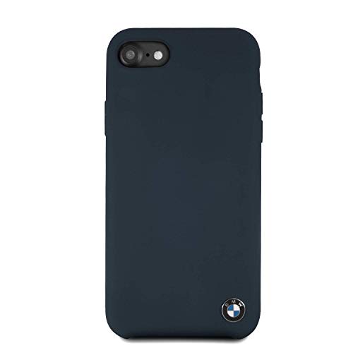 BMW BMHCP7LSILNA - Carcasa rígida de silicona para iPhone 8 Plus7 Plus, color azul marino