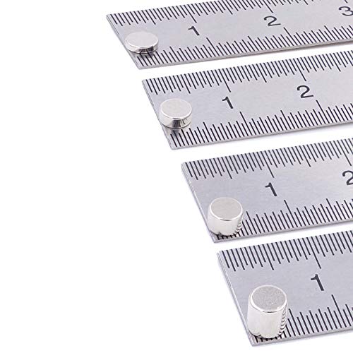 Brudazon | Conjunto de 20 Mini Imanes Discos 4x1mm + 4x2mm + 4x3mm + 4x4mm | N52 Nivel más Fuerte - Los imanes de neodimio Ultra Fuertes | Imán del Poder para la Toma de Modelo | Extra Fuerte