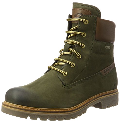 camel active Canberra GTX 70, Botas de Nieve Mujer, Verde (Forest/Bison 16), 38 EU