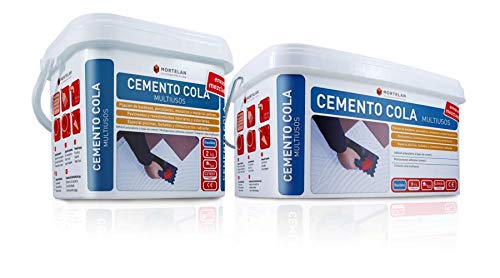 CEMENTO COLA MULTI USOS MORTELAN. Colocación de azulejos y baldosas y todo tipo de trabajos de albañileria. (2 KG)