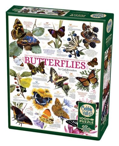 Cobblehill 80015 - Puzzle (1000 piezas), diseño de mariposas , color/modelo surtido