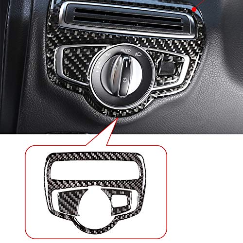 Corring Autopartes Panel de Fibra de Carbono Interior moldura de la Puerta de Cristal del Cambio de Engranaje de elevación for Mercedes Benz Clase V V260 W447 2015-2020 de Accesorios de Coches