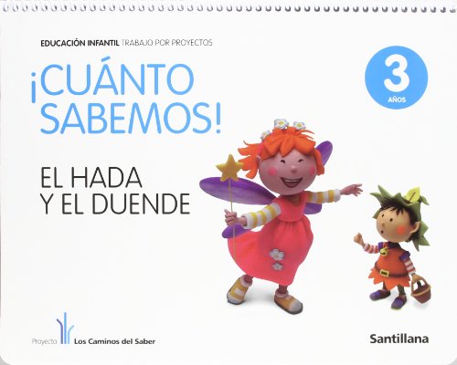 ¡Cuanto Sabemos! El Hada y el Duende, Educación Infantil, 3 años, nivel 1 - 9788468002149