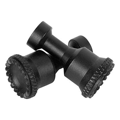 DAUERHAFT Joysticks de Repuesto Diseño ergonómico Aleación de Aluminio Palanca de Pulgar Adecuado para un Control Estable y Seguro para brindarle la Experiencia más cómoda(Black)